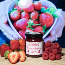ReggeVallei Taartvulling Aardbeien-Frambozen 250g* Fruitvullingen