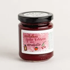 ReggeVallei Taartvulling Aardbeien-Zure Kersen Amaretto 250g* Fruitvullingen