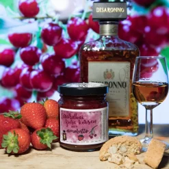 ReggeVallei Taartvulling Aardbeien-Zure Kersen Amaretto 250g* Fruitvullingen