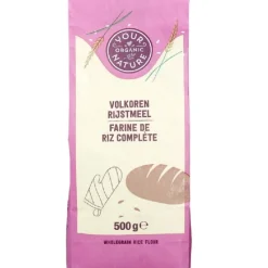 Your Organic Nature Rijstmeel Volkoren Biologisch 500g* Bloem En Meel