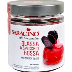 Saracino Mirror Glaze Rood 350g* Afdekgelei