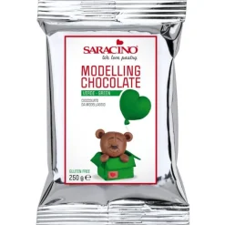 Saracino Modelleer Chocolade Groen 250g* Chocolade