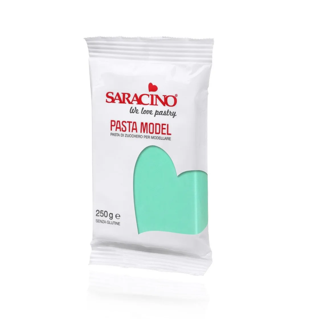 Saracino Modelling Paste Turquoise/Tiffany 250g* Modelleerfondant