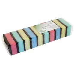 Overig Schuursponzen Assorti 9x6cm 10st.* Bedrijfshygiëne