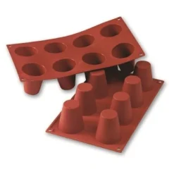 Martellato Siliconen Bakvorm Baba Groot Ø55h60mm (8)* Ijs En Dessert Vormen|Bakvormen Siliconen