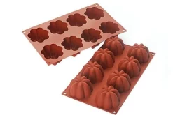 Silikomart Siliconen Bakvorm Charlotte Ø70x41(h)mm (8)* Ijs En Dessert Vormen|Bakvormen Siliconen