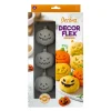 Decora Siliconen Bakvorm Halloween Pompoenen 30x17x3(h) cm* Bakvormen Siliconen|Ijs En Dessert Vormen