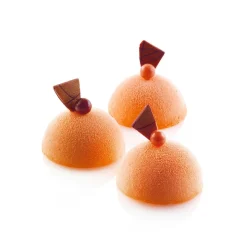 Martellato Siliconen Bakvorm Halve Bol Ø50h25mm (8)* Ijs En Dessert Vormen|Bakvormen Siliconen