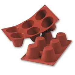 Martellato Siliconen Bakvorm Muffin Ø57h60mm (6)* Ijs En Dessert Vormen|Bakvormen Siliconen
