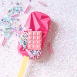 Happy Sprinkles Siliconen IJsjesmal/Cakesicle Geometric* Ijs En Dessert Vormen|Bakvormen Siliconen