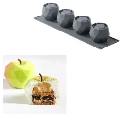Dinara Kasko Siliconen Vorm Apple 10x38x6cm* Ijs En Dessert Vormen|Bakvormen Siliconen