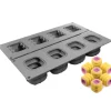 Dinara Kasko Siliconen Vorm Mini Cubik 34x10,2x5,7cm 2st.* Bakvormen Siliconen|Ijs En Dessert Vormen