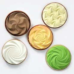 Dinara Kasko Siliconen Vorm Tart Kit/5 Ø14x2,5cm* Ijs En Dessert Vormen|Bakvormen Siliconen