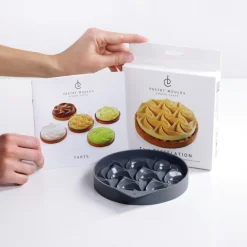 Dinara Kasko Siliconen Vorm Tart Tesselation Ø14x2,5cm* Ijs En Dessert Vormen|Bakvormen Siliconen