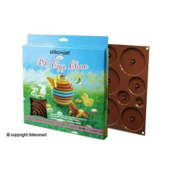 Silikomart Chocolade Vormset Ei Ø305x15(h)mm*** Vormsets