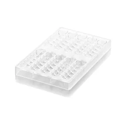 Silikomart Chocolademal Tablet Bolla-B (10) 115x25x15mm* Tabletten En Repen Vormen