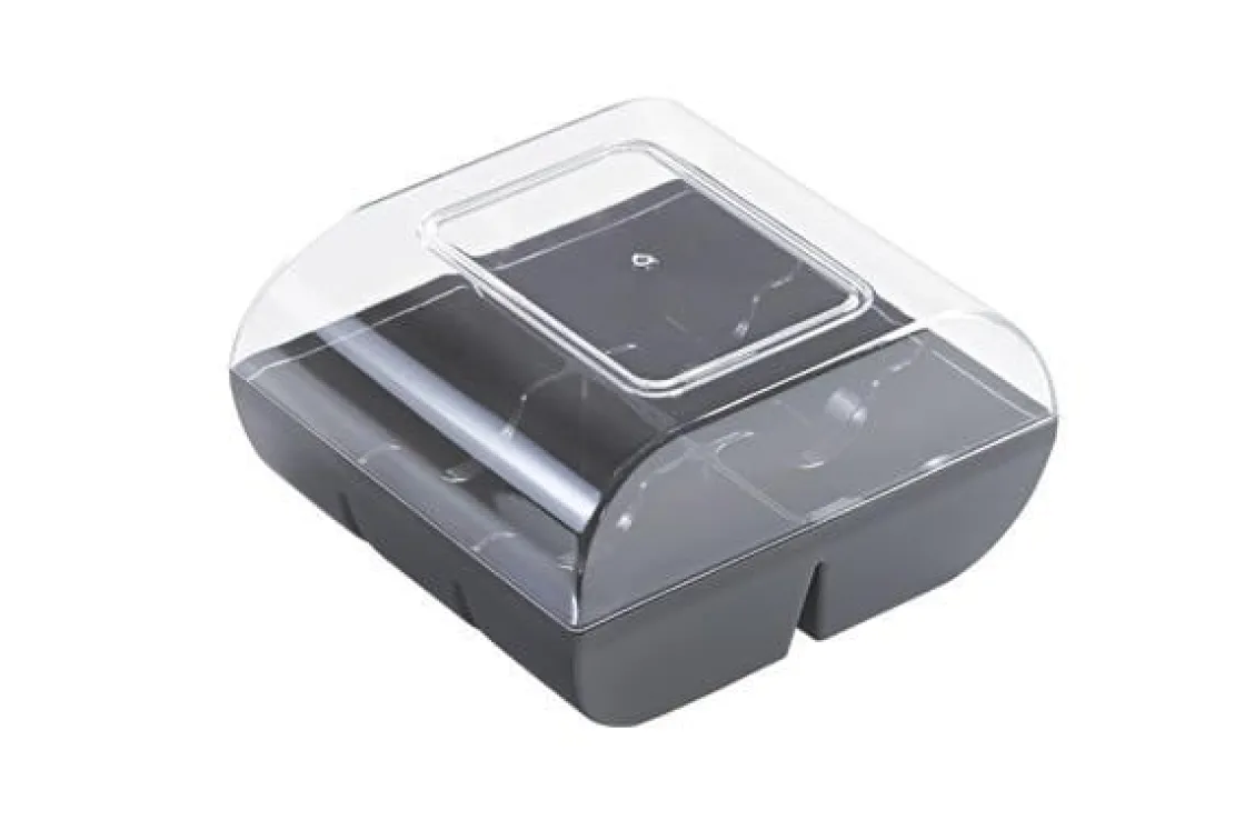 Silikomart Doosje voor 6 Macarons Zwart* Bonbon Doosjes|Cupcake Doosjes