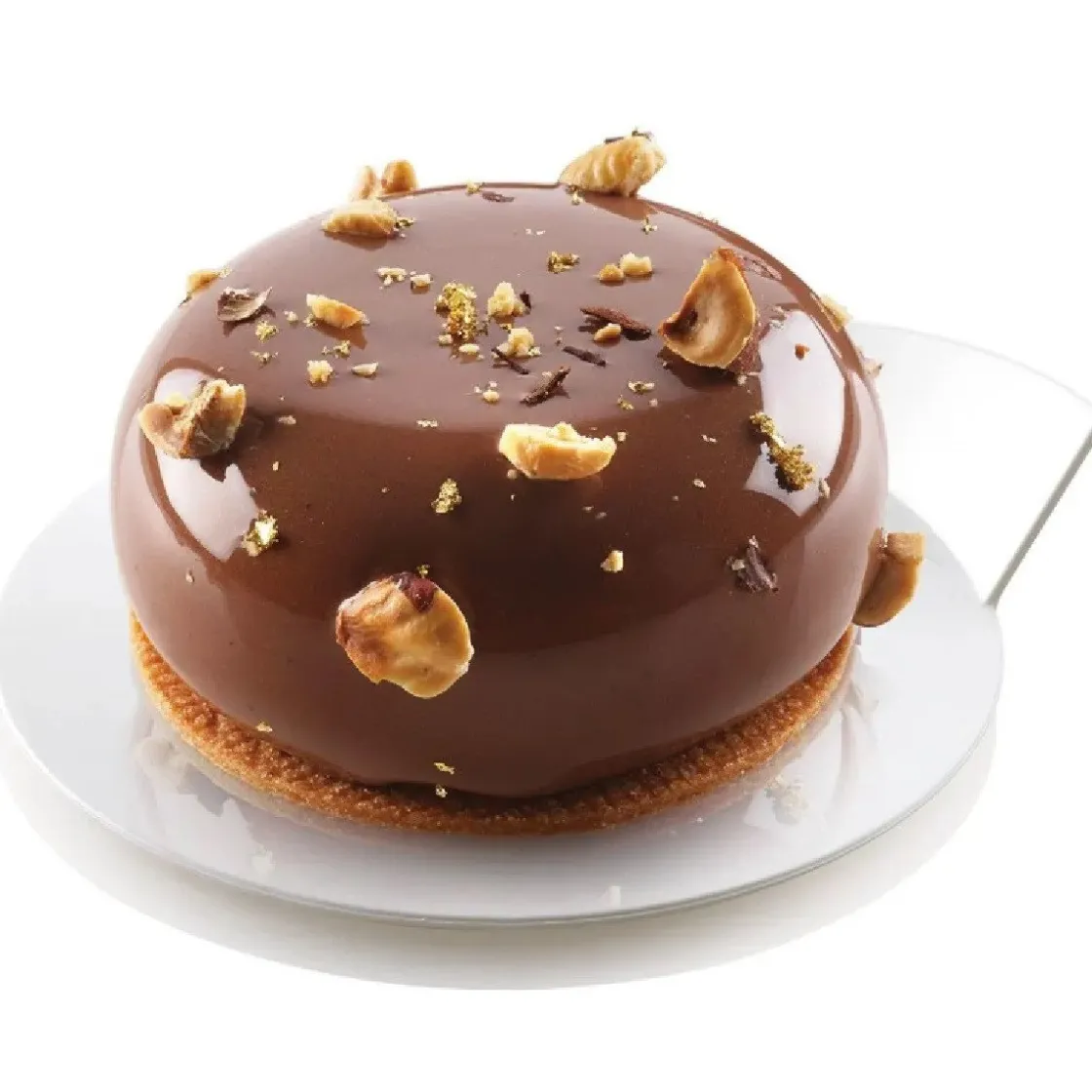 Silikomart Gebakschoteltje Rond Wit Ø8,6cm 100st.* Taartkartons En Randen