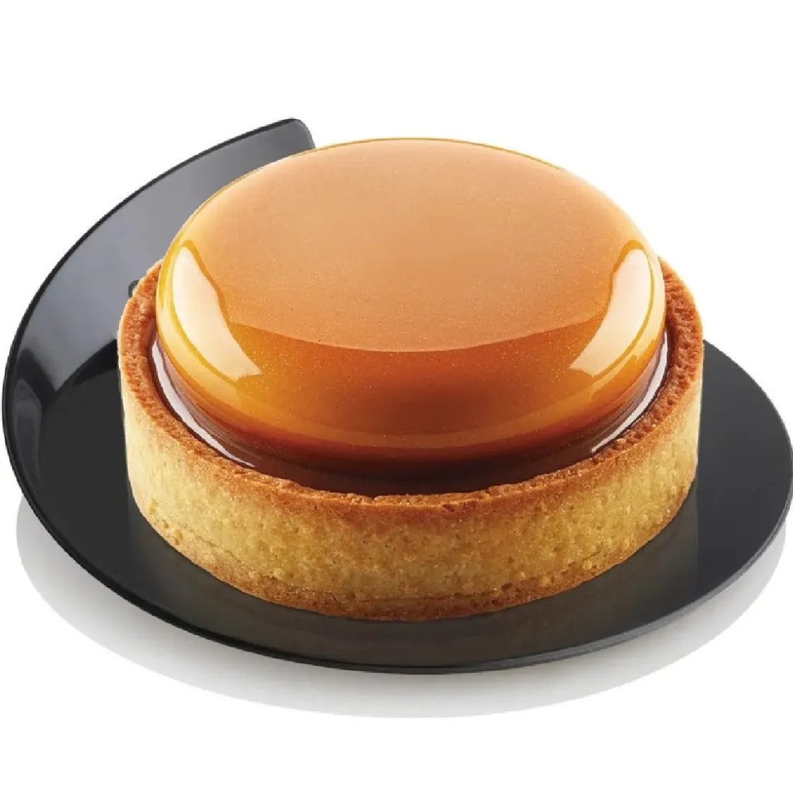 Silikomart Gebakschoteltje Rond Zwart Ø8,6cm 100st.* Taartkartons En Randen