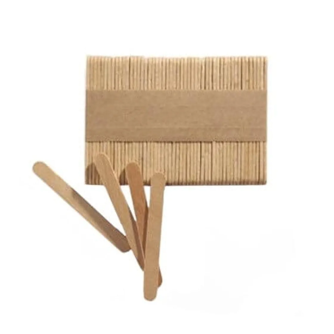 Silikomart IJsstokjes Hout 'Mini' 7,2cm - 500st* Ijs En Dessert Verpakkingen|Bakhulpmiddelen