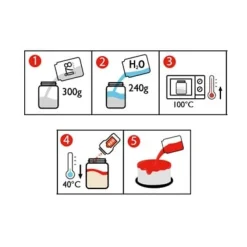 Silikomart Mirror Glaze Poeder Neutraal 1kg* Afdekgelei