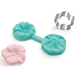 Silikomart Mold en Steker Bloem #1 - Ø37mm (Veiner)* Bloem En Blad Stekers