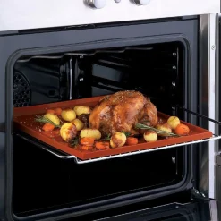 Silikomart Siliconen Bakmat met Rand 32,5x32,5x1cm* Bakhulpmiddelen|Bakvormen Siliconen