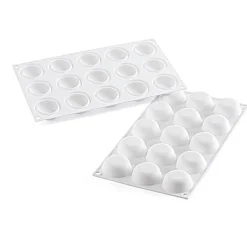 Silikomart Siliconen Bakvorm Globe (15x) Ø4,5x2cm* Ijs En Dessert Vormen|Bakvormen Siliconen