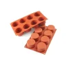 Silikomart Siliconen Bakvorm Cilinder (8x) Ø6,3x4cm* Ijs En Dessert Vormen|Bakvormen Siliconen