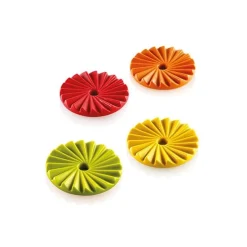 Silikomart Siliconen Bakvorm Plissé (15x) Ø4,5x0,6cm* Ijs En Dessert Vormen|Bakvormen Siliconen