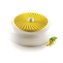 Silikomart Siliconen Bakvorm Plissé (2x) Ø14x1cm* Ijs En Dessert Vormen|Bakvormen Siliconen