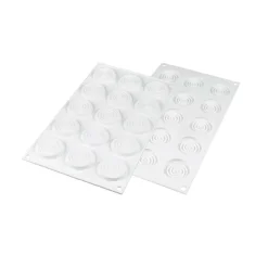 Silikomart Siliconen Bakvorm Spiraal (15x) Ø4,5cm* Ijs En Dessert Vormen|Bakvormen Siliconen