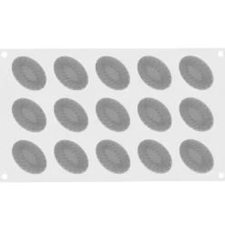 Silikomart Siliconen Bakvorm Pleincoeur Ovaal (15) 53x36mm* Ijs En Dessert Vormen|Bakvormen Siliconen