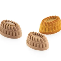 Silikomart Siliconen Bakvorm Pleincoeur Ovaal (15) 53x36mm* Ijs En Dessert Vormen|Bakvormen Siliconen