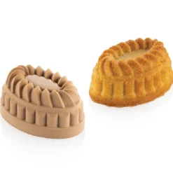 Silikomart Siliconen Bakvorm Pleincoeur Ovaal (6) 124x43mm* Bakvormen Siliconen|Ijs En Dessert Vormen