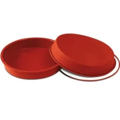 Silikomart Siliconen Bakvorm Rond Ø28x4,7cm + Ring* Bakvormen Siliconen|Ijs En Dessert Vormen