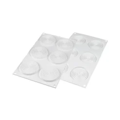 Silikomart Siliconen Bakvorm Spiraal (6x) Ø7cm* Ijs En Dessert Vormen|Bakvormen Siliconen