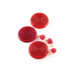 Silikomart Siliconen Bakvorm Spiraal (6x) Ø7cm* Ijs En Dessert Vormen|Bakvormen Siliconen