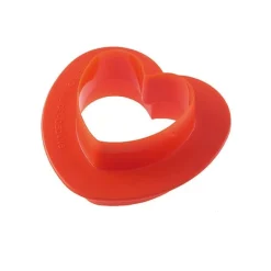 Silikomart Siliconen Bakvorm Hart (15x) 4,5cm + cutter* Ijs En Dessert Vormen|Bakvormen Siliconen