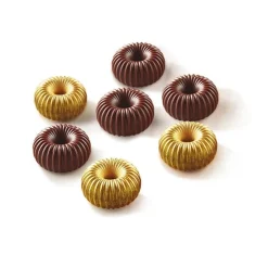 Silikomart Siliconen Bonbonvorm Torus (11x) Ø3cm* Bonbonvormen