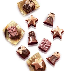 Silikomart Siliconen Bonbonvorm Kerst (12x) 3,4x3,4x1,9cm* Bonbonvormen