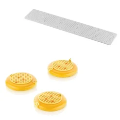 Silikomart Siliconen Mat Alvéolé (5) Ø75x2,5mm* Ijs En Dessert Vormen|Bakvormen Siliconen