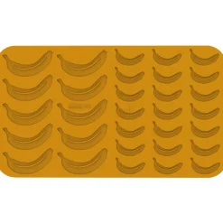 Silikomart Siliconen Mat Banaan (31x) 10,3x5,2cm* Figuur Mallen|Bakvormen Siliconen