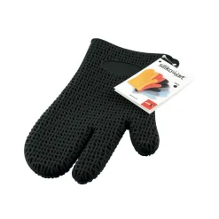 Silikomart Siliconen Ovenwant Zwart 28,5x17cm* Ovenwanten En Handschoenen