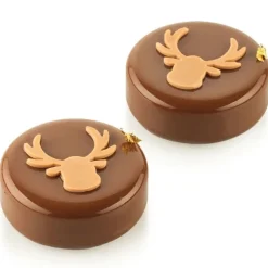 Silikomart Siliconen Sjabloon Rudolph (24) 4x4x0,2cm* Figuur Mallen|Sjablonen En Stencils