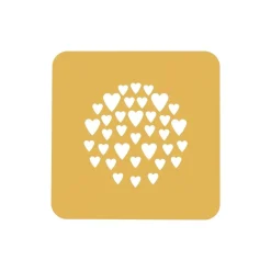 Silikomart Siliconen Stencil Hart Ø10x0,1cm Set/2* Sjablonen En Stencils