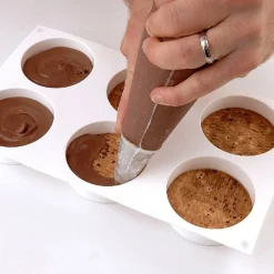 Silikomart Siliconen Vorm Rond (6) Ø7,6x2,5cm Set/2* Ijs En Dessert Vormen|Bakvormen Siliconen