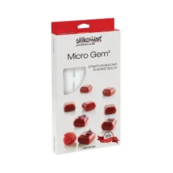 Silikomart Siliconen Vorm Mini Gem (35) 2,3x2,3x1,3cm* Ijs En Dessert Vormen|Bakvormen Siliconen