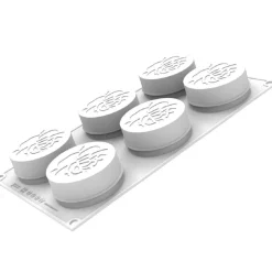 Silikomart Siliconen Vorm Valentijn (6) Ø7x3cm*** Bakvormen Siliconen|Ijs En Dessert Vormen