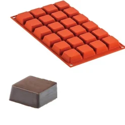 Silikomart Siliconen Vorm SF351 (24x) 38/30x15(h)mm* Ijs En Dessert Vormen|Bakvormen Siliconen